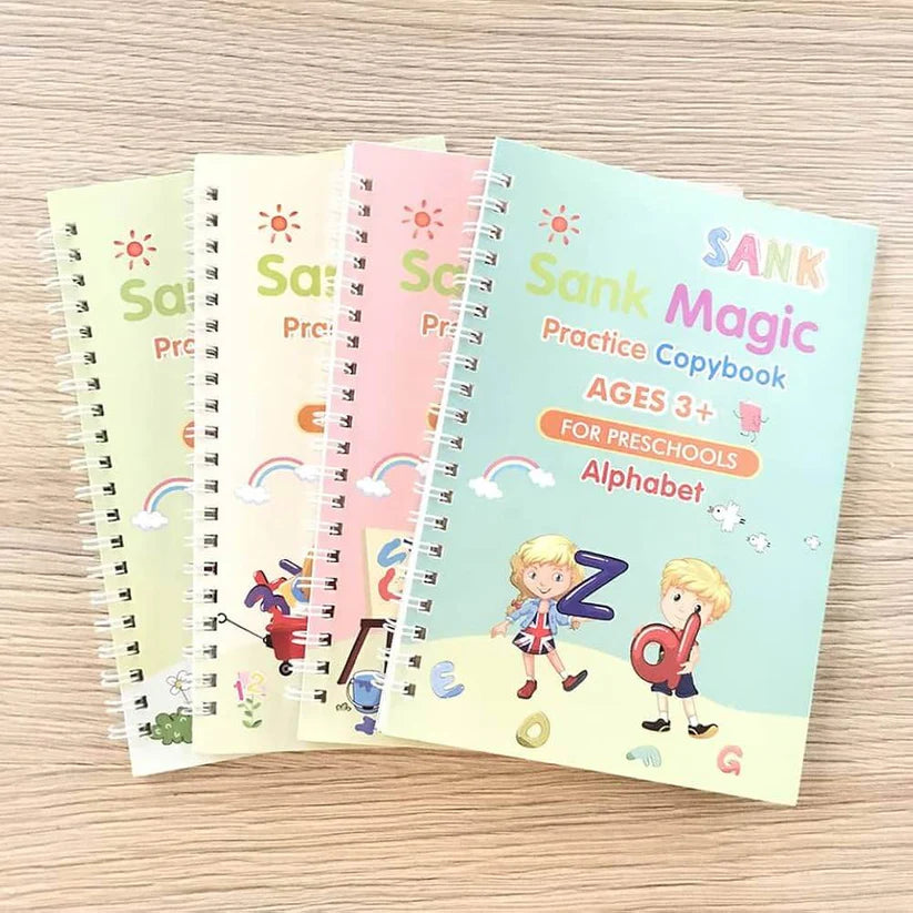 πβοΈ Magic Practice Copybook Set for Kids β Reusable Learning Fun ππ