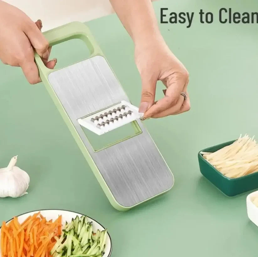 π₯πͺ5-in-1 Multi-Functional Vegetable Slicer & Grater β Easy, Fast & Precise Cuttingπ₯π§