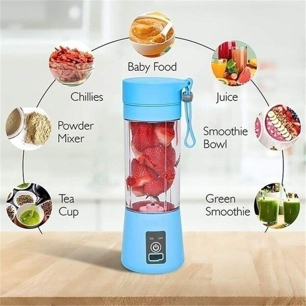 π₯€πPortable USB Rechargeable Juicer Blender β Fresh Juice Anywhereπβ‘