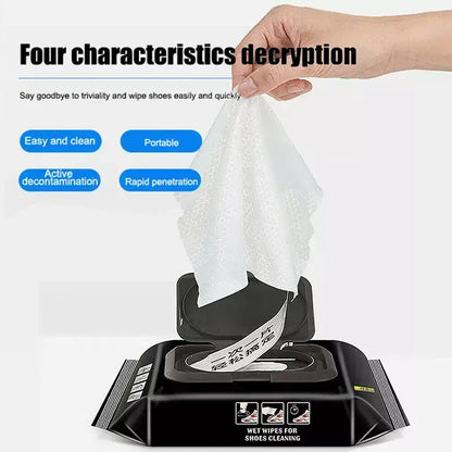 👟 Disposable Shoe Cleaning Wipes – Quick & Easy Shoe Care ✨🧼
