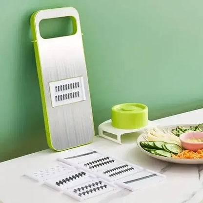 🥕🔪5-in-1 Multi-Functional Vegetable Slicer & Grater – Easy, Fast & Precise Cutting🥒🧀