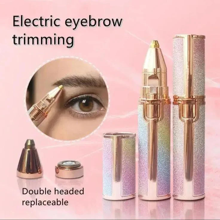 ✨👁️ 2-in-1 Electric⚡ Eyebrow Trimmer – Smooth & Perfect Brows 💖