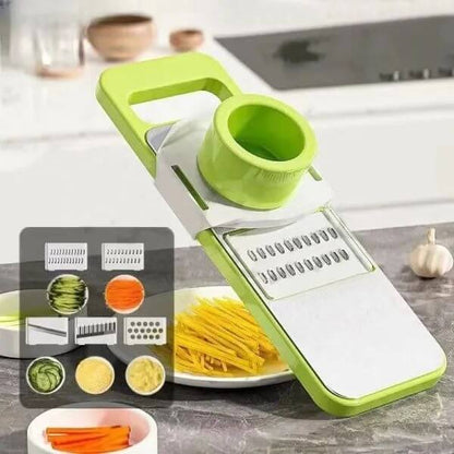 🥕🔪5-in-1 Multi-Functional Vegetable Slicer & Grater – Easy, Fast & Precise Cutting🥒🧀