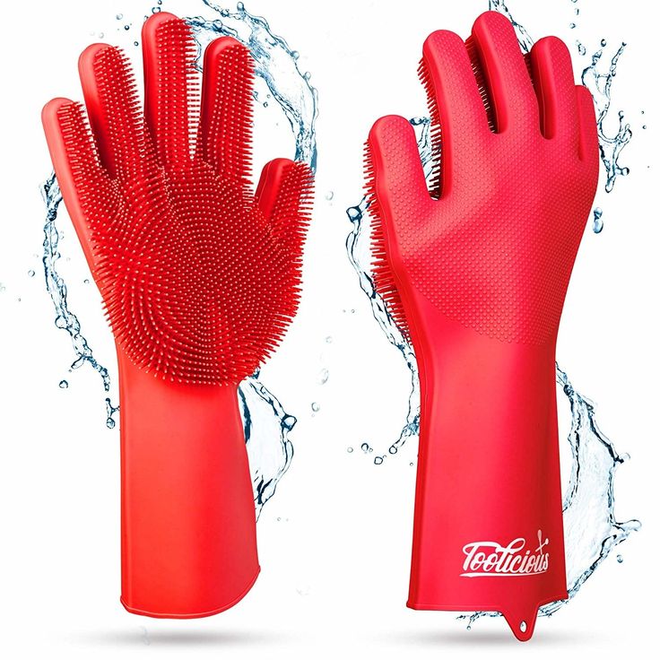 🧤✨ Magic Silicone Dishwashing Gloves – Clean & Scrub Effortlessly 🧼🌟
