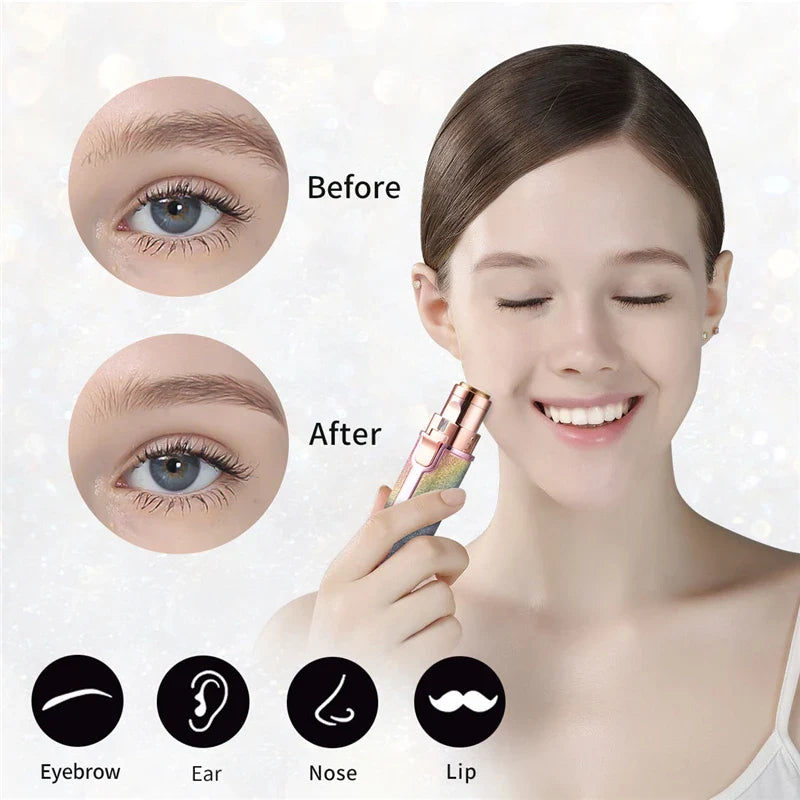 ✨👁️ 2-in-1 Electric⚡ Eyebrow Trimmer – Smooth & Perfect Brows 💖
