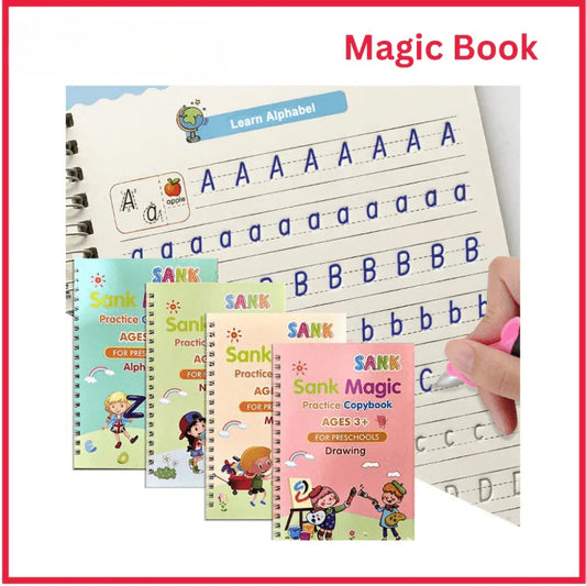 📖✍️ Magic Practice Copybook Set for Kids – Reusable Learning Fun 📚🌟