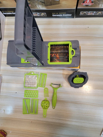 🍅14-in-1 Vegetable Cutter Slicer – The Ultimate Kitchen Tool | ZAYZAA