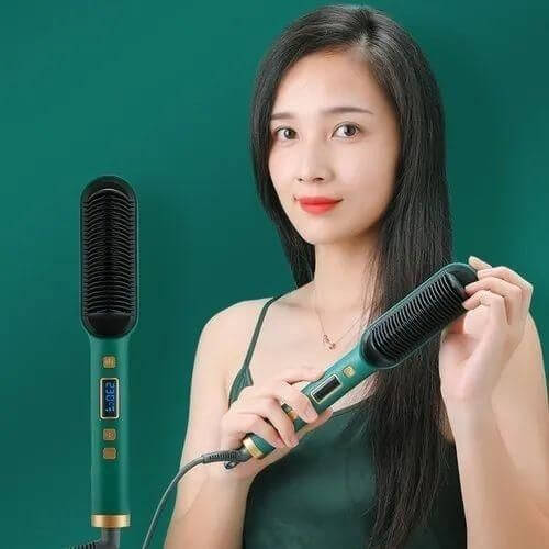 ✨💇‍♀️ Professional Hair Straightener Comb 💖