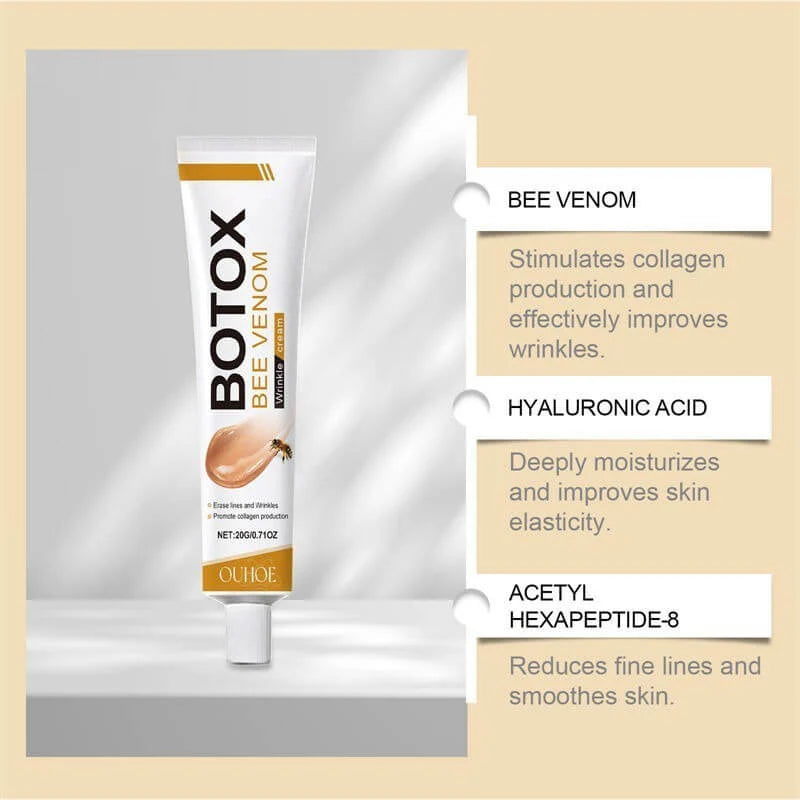🌟🐝 Botox Bee Venom Wrinkle Cream – Firm, Smooth & Glowing Skin ✨
