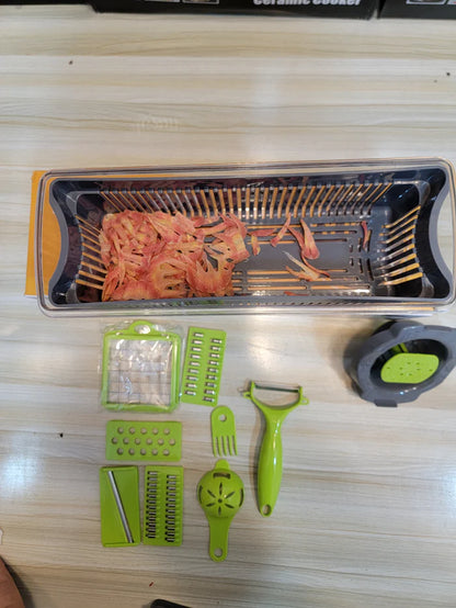 🍅14-in-1 Vegetable Cutter Slicer – The Ultimate Kitchen Tool | ZAYZAA
