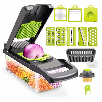 🍅14-in-1 Vegetable Cutter Slicer – The Ultimate Kitchen Tool | ZAYZAA