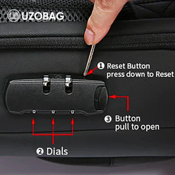 Unisex Crossbody Tech Sling Bag with USB Charging Port | Waterproof Anti-Theft Travel & Daily Use Bag