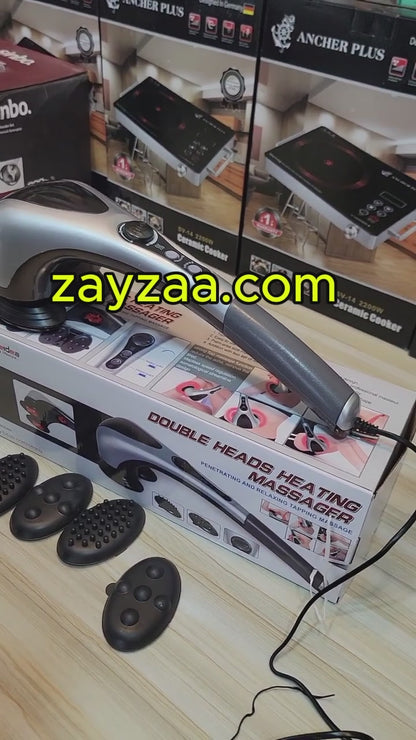 🔥 Double Head Heating Massager B2000 – Advanced Muscle Relaxer 🔥